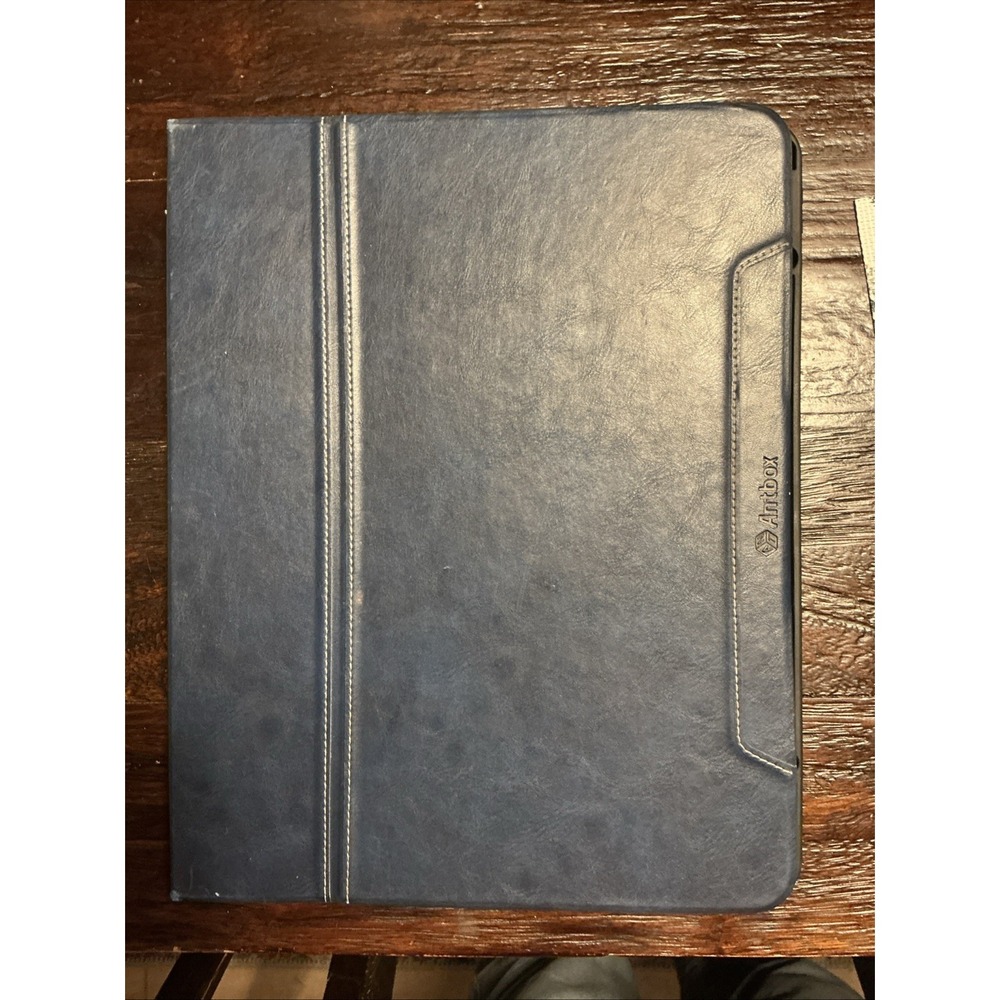 Antbox for iPad Pro 11 Inch Case M5 2025/M4 2024, Built-in Pencil Blue